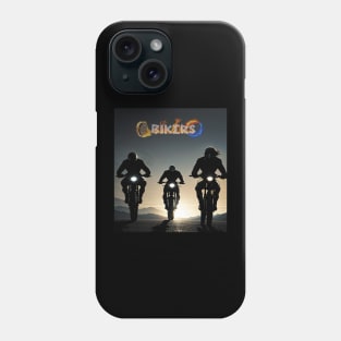 Bikers at sunset Phone Case