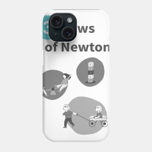 Art! Three laws of Newton Phone Case