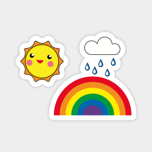 Rainbow day Magnet