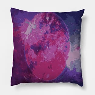 FIRE PLANET Pop Art Pillow