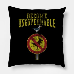 Become Ungovernable Meme Vintage Pillow