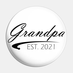 Grandpa Est. 2021 Pin