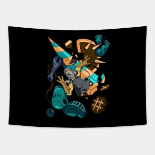 Tinker Knight Destruction Tapestry