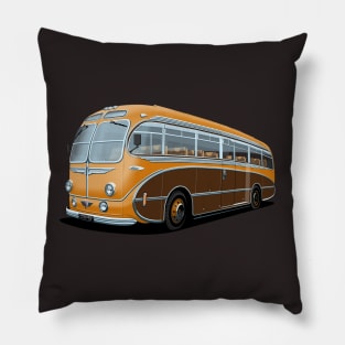 1952 AEC Regal Coach in orange and brown Pillow