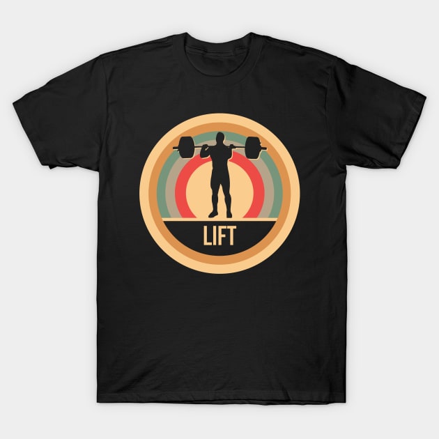 Retro Vintage Weight Lifting T-Shirt For Weightlifters Retro Vintage Weight Lifting T-Shirt For Weightlifters