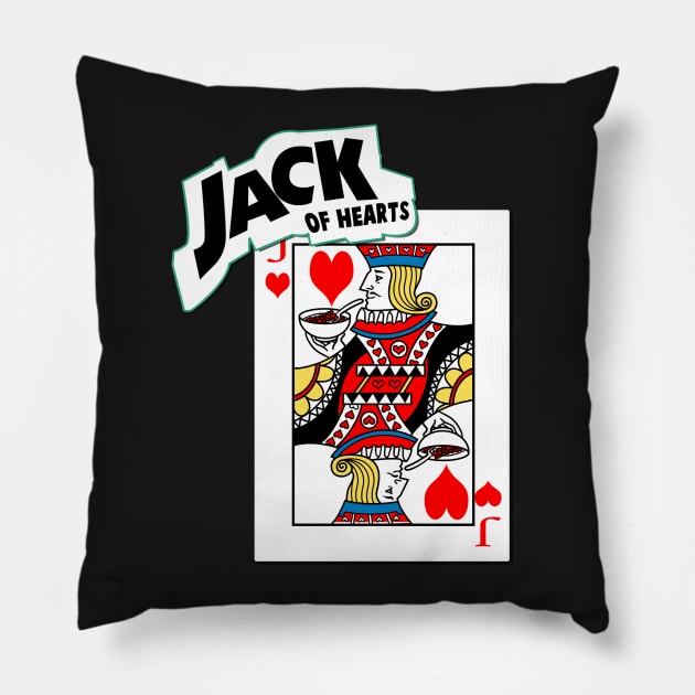 Jack of hearts Pillow by peekxel