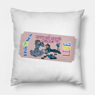 Elvis Right Now: Live! Ticket Pillow