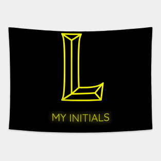 Letter L Letter Art Tapestry