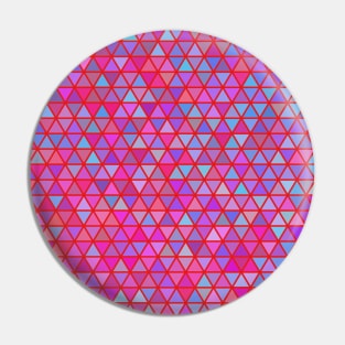 Geometric Triangle Pattern Pin