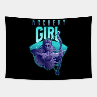 Archery Girl Tapestry