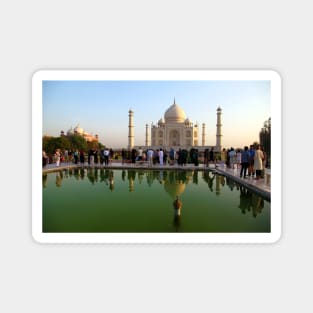 Tourists and Reflections Magnet