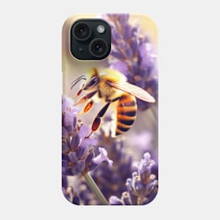 Bee Flower Nature Serene Tranquil Peace Phone Case