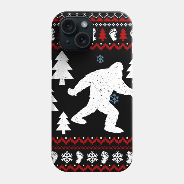 Sasquatch Ugly Christmas Phone Case by maximel19722