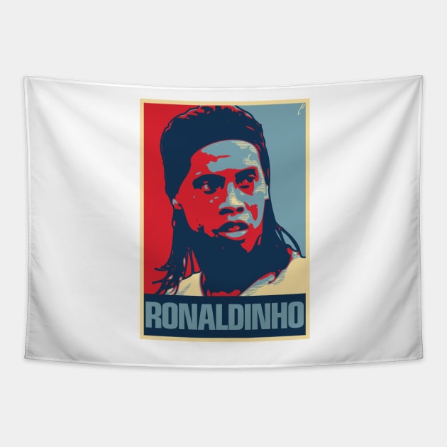 Ronaldinho Tapestry by DAFTFISH