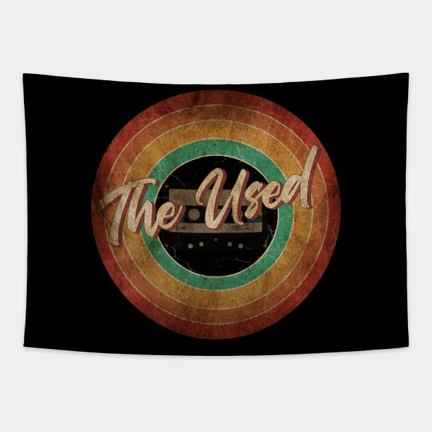 The Used Vintage Circle Art Tapestry by antongg