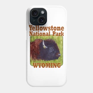 Yellowstone National Park, Bison Phone Case