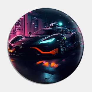 Underground Velocity Sports Car Pin