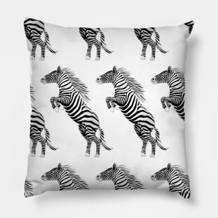 Jumping zebra Pillow