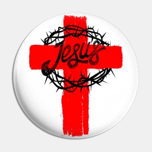 Jesus cross Pin