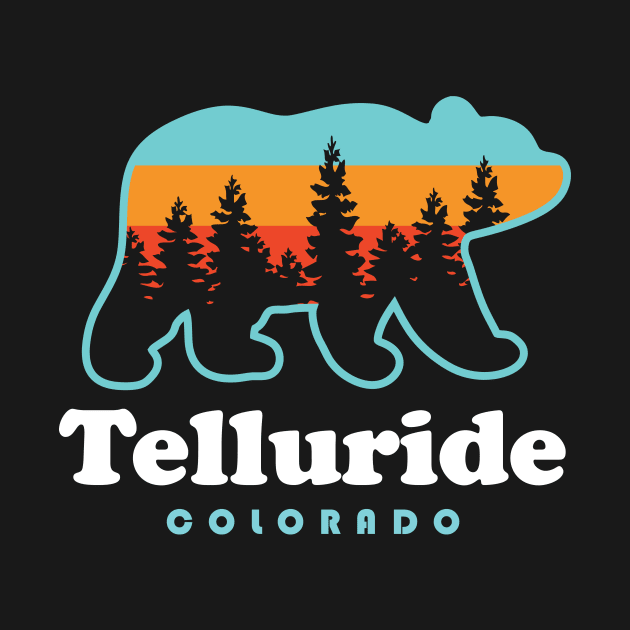 Telluride Colorado Mountains Telluride Mountain Bear by PodDesignShop