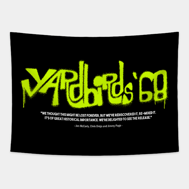 YARDBIRDS JP 68 Tapestry by AnggiePratama