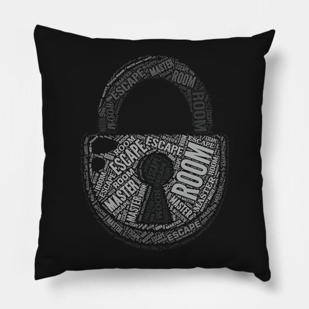 Escape Room Master Puzzle Game Escaping Crew Team product Pillow by theodoros20