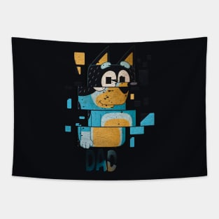 bluey dad Tapestry