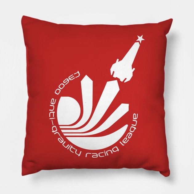 Starships league white Pillow by udezigns