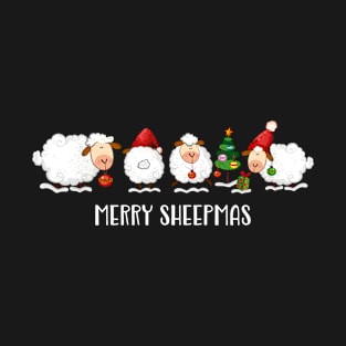 Christmas Sheep Matching Outfit Family T-Shirt