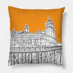 Brighton Palace Pier Pillow