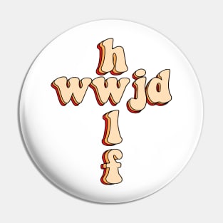 wwjd x hwlf Pin