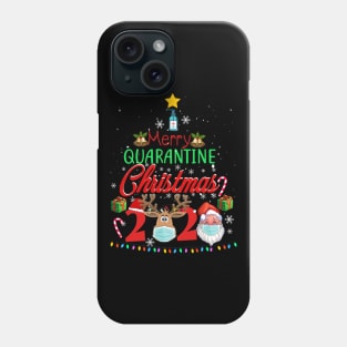 Merry Quarantine Christmas 2020 Pajamas Family Matching Xmas Shirt Phone Case