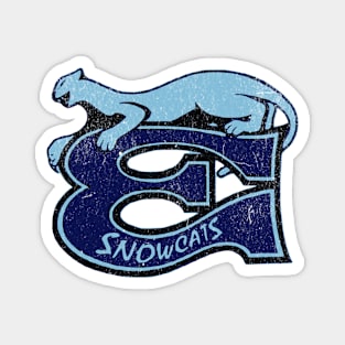 Retro Hockey Eugene Snowcats Hockey Team 90s Magnet