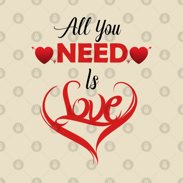 All you need is love by HassibDesign