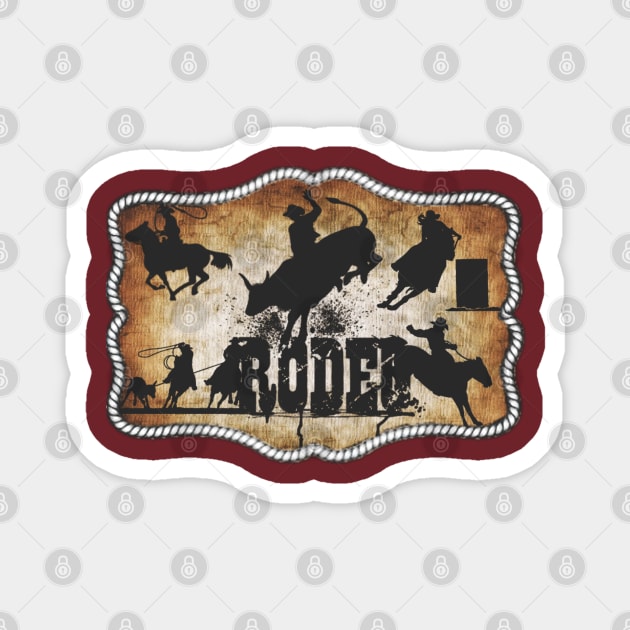 Rodeo Magnet by American Phoenix 