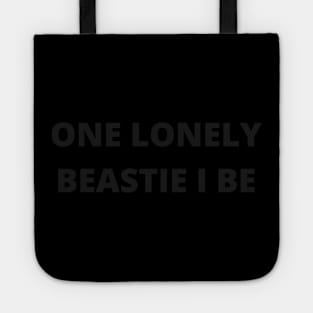 Beastie Boys - One Lonely Beastie I Be lyric Tote