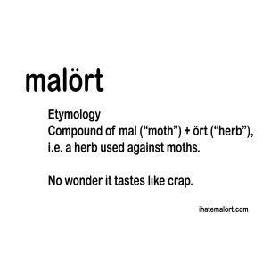 malort: Etymology T-Shirt