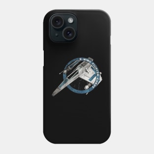 E - WING FIGHTER CORPS BLUE ONE Phone Case