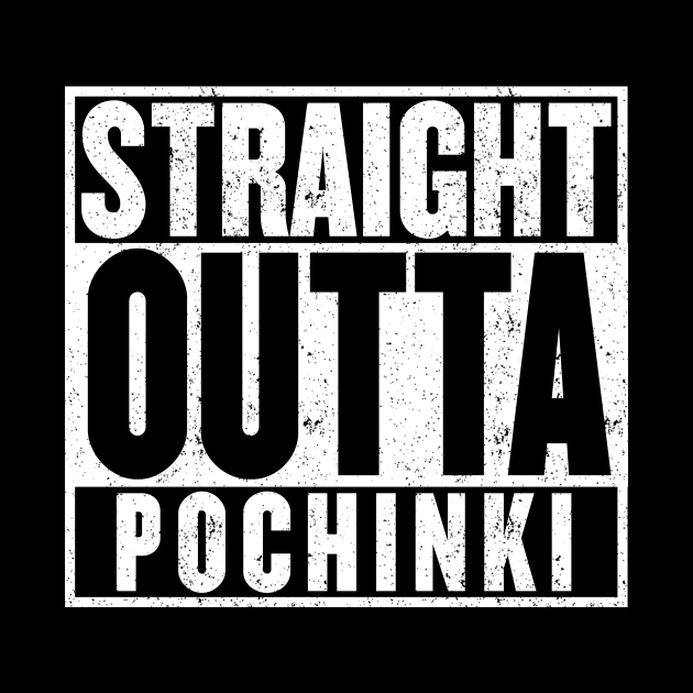 Straight Outta Pochinki T-Shirt by mangobanana