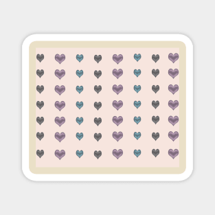 Sweet Heart Pattern Magnet