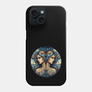 ZODIAC Gemini - Astrological GEMINI - GEMINI - ZODIAC sign - Van Gogh style - 16 Phone Case