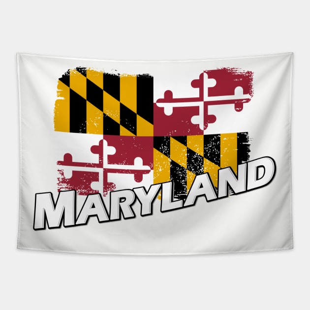 Maryland flag Tapestry by PVVD