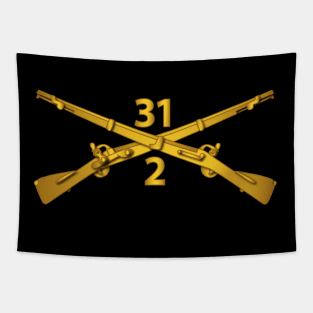 2nd Bn - 31st Infantry Regiment Branch wo Txt Tapestry