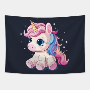 plushie unicorn Tapestry