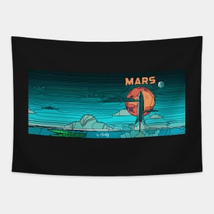 Destination MARS Mosaic Tapestry