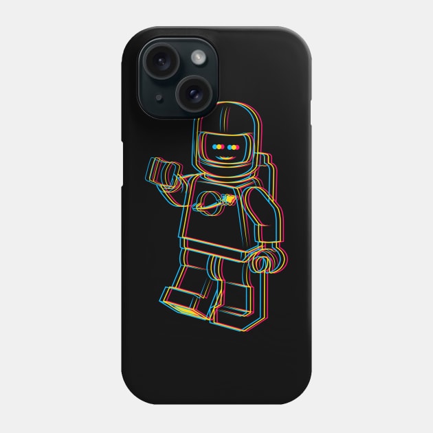 3D Spaceman Phone Case by chrisraimoart