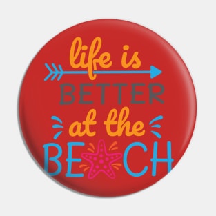 At The Beach! Pin