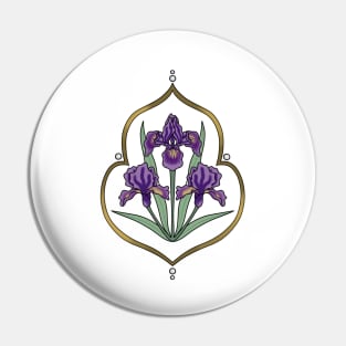 Ornate flower Pin