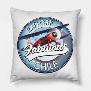 explore fabulous Chile logo Pillow