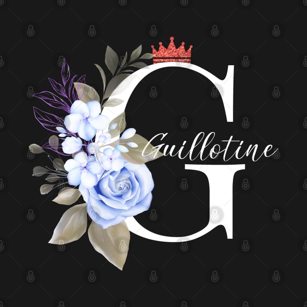 Pretty Guillotine Floral by aaallsmiles